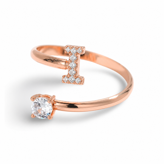 Versprechen™ – Verstellbarer Initialen-Ring