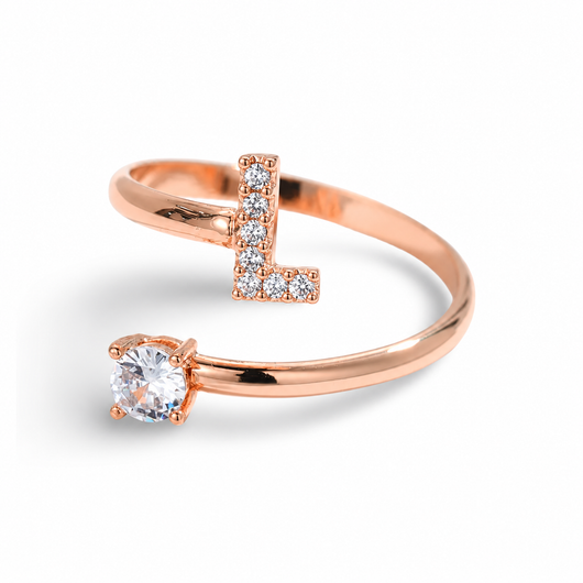 Versprechen™ – Verstellbarer Initialen-Ring