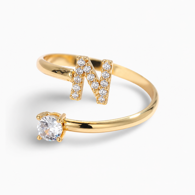 Versprechen™ – Verstellbarer Initialen-Ring