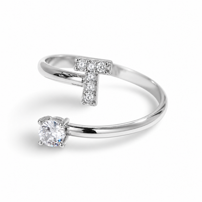 Versprechen™ – Verstellbarer Initialen-Ring
