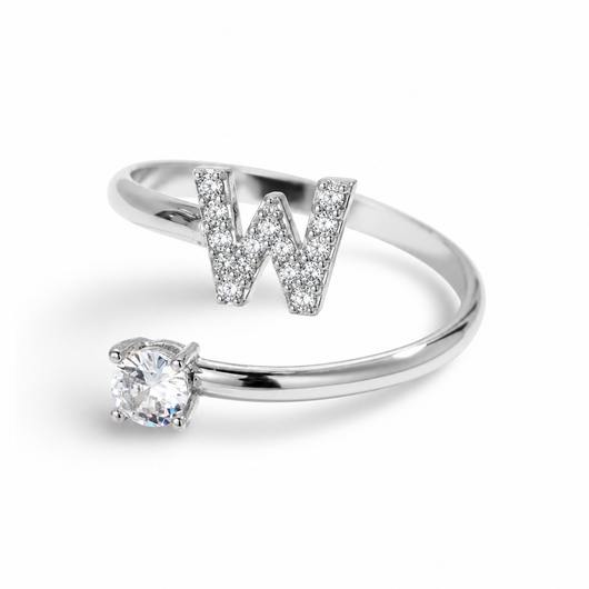 Versprechen™ – Verstellbarer Initialen-Ring