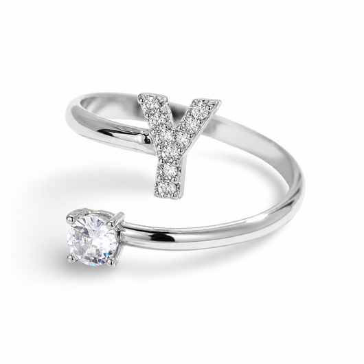 Versprechen™ – Verstellbarer Initialen-Ring
