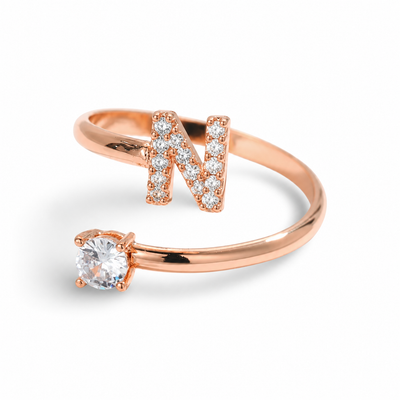 Versprechen™ – Verstellbarer Initialen-Ring