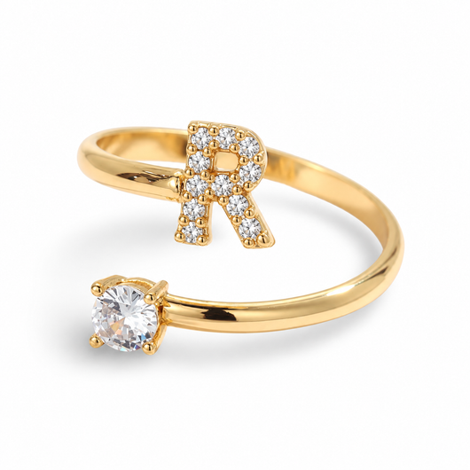 Versprechen™ – Verstellbarer Initialen-Ring