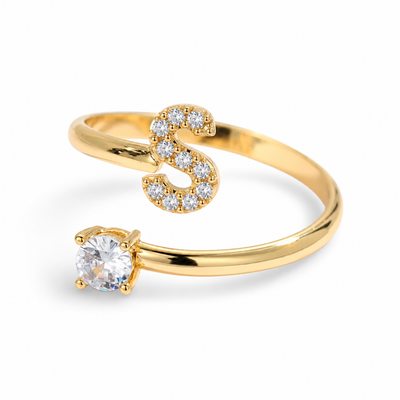 Versprechen™ – Verstellbarer Initialen-Ring