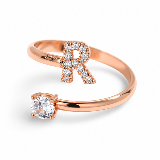 Versprechen™ – Verstellbarer Initialen-Ring