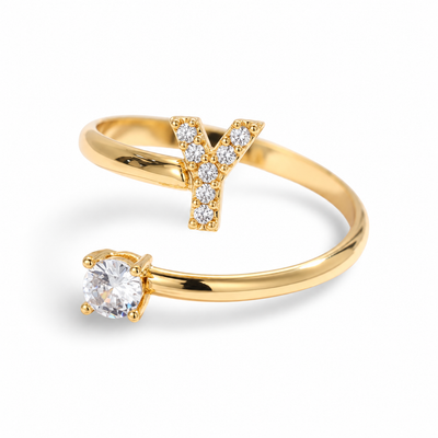 Versprechen™ – Verstellbarer Initialen-Ring