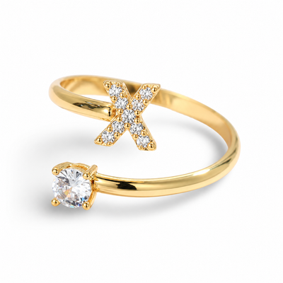 Versprechen™ – Verstellbarer Initialen-Ring
