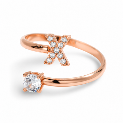Versprechen™ – Verstellbarer Initialen-Ring