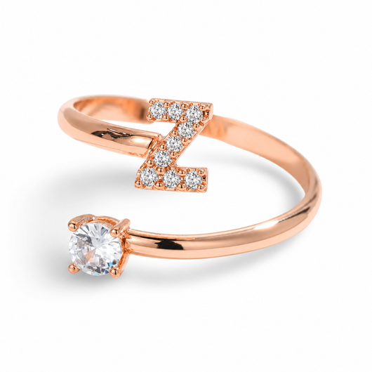 Versprechen™ – Verstellbarer Initialen-Ring