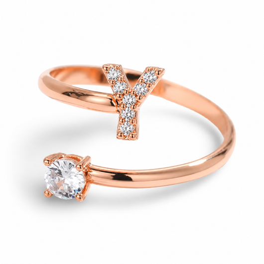 Versprechen™ – Verstellbarer Initialen-Ring