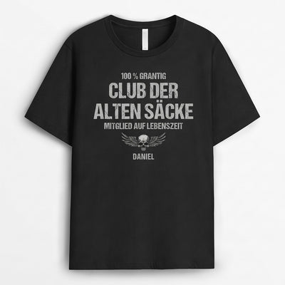 Mitglied auf Lebenszeit™ – Personalisiertes lustiges T-Shirt für Papa