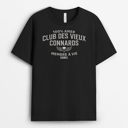 Mitglied auf Lebenszeit™ – Personalisiertes lustiges T-Shirt für Papa