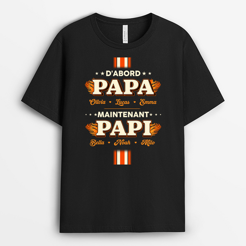 Vor allem Papa™ – Personalisiertes T-Shirt zum Vatertag