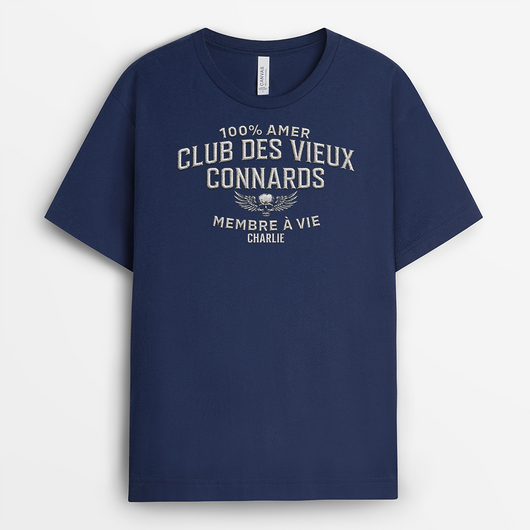 Mitglied auf Lebenszeit™ – Personalisiertes lustiges T-Shirt für Papa