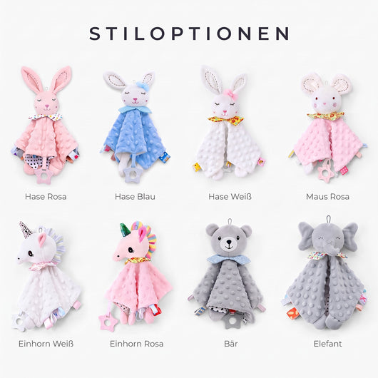 Kuschelino™ – Personalisiertes Kuscheltier für Babys
