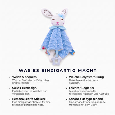 Kuschelino™ – Personalisiertes Kuscheltier für Babys