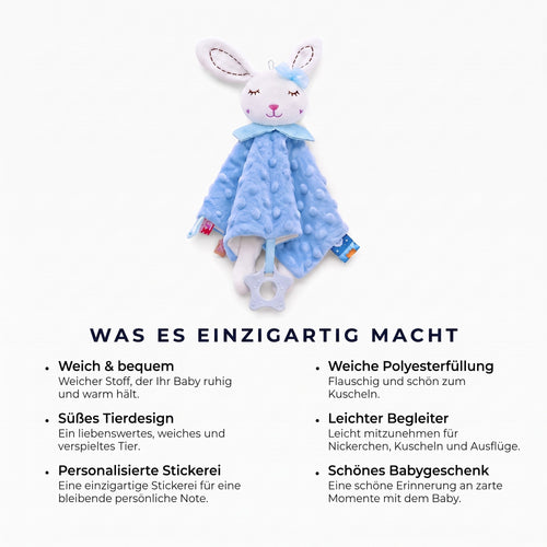 Kuschelino™ – Personalisiertes Kuscheltier für Babys