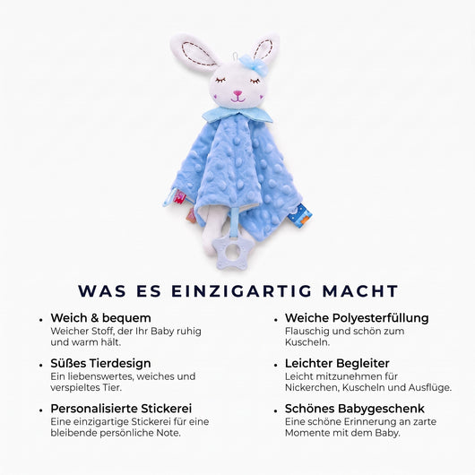 Kuschelino™ – Personalisiertes Kuscheltier für Babys