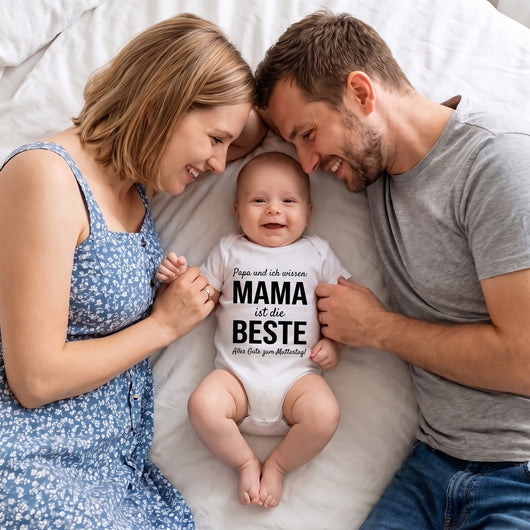 Personalisierter Babybody für Mama