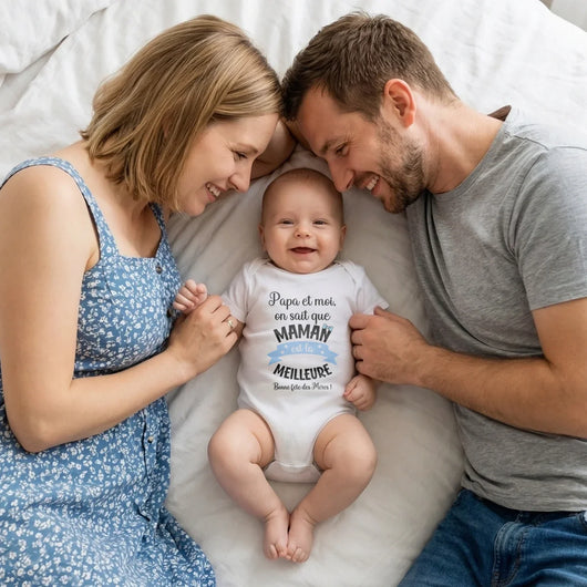 Personalisierter Babybody für Mama