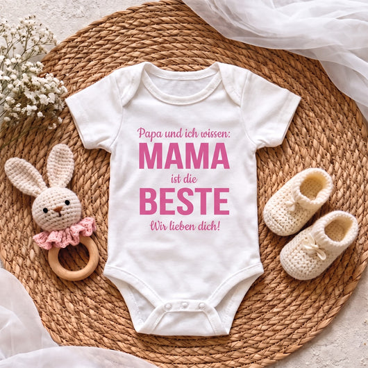 Personalisierter Babybody für Mama