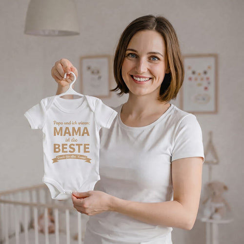 Personalisierter Babybody für Mama