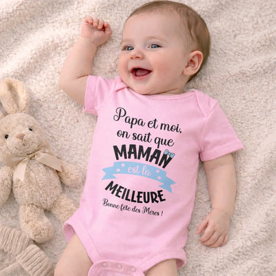 Personalisierter Babybody für Mama