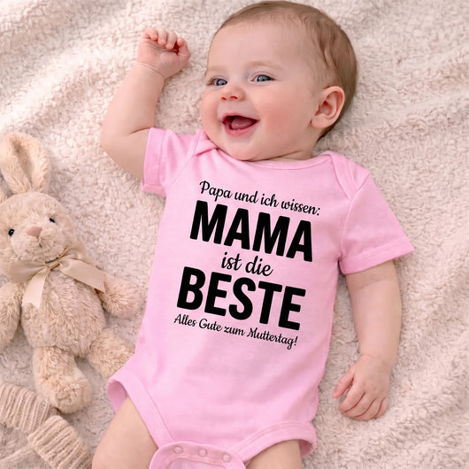 Personalisierter Babybody für Mama