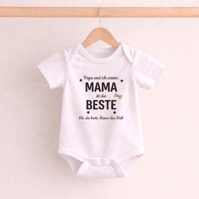 Personalisierter Babybody für Mama