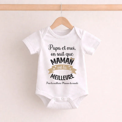 Personalisierter Babybody für Mama
