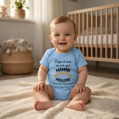 Personalisierter Babybody für Mama