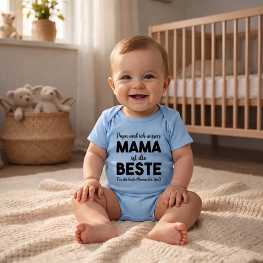 Personalisierter Babybody für Mama