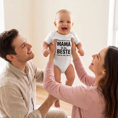 Personalisierter Babybody für Mama