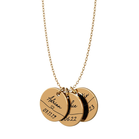Ewiges Band™ – Erinnerungskette mit Name und Datum