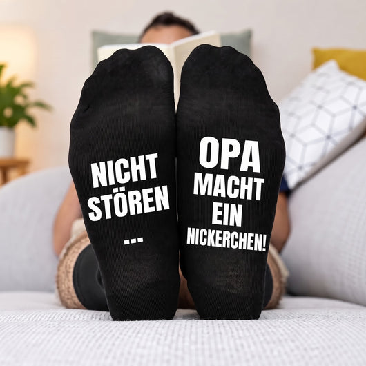 Personalisierte Socken für Opa