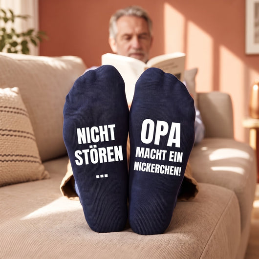 Personalisierte Socken für Opa