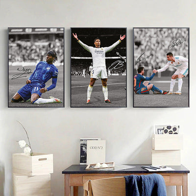 Fußballspieler-Poster