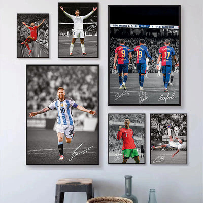 Fußballspieler-Poster