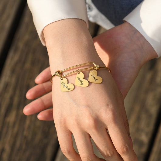 Herzensband™ – Armband mit personalisierten Herzen