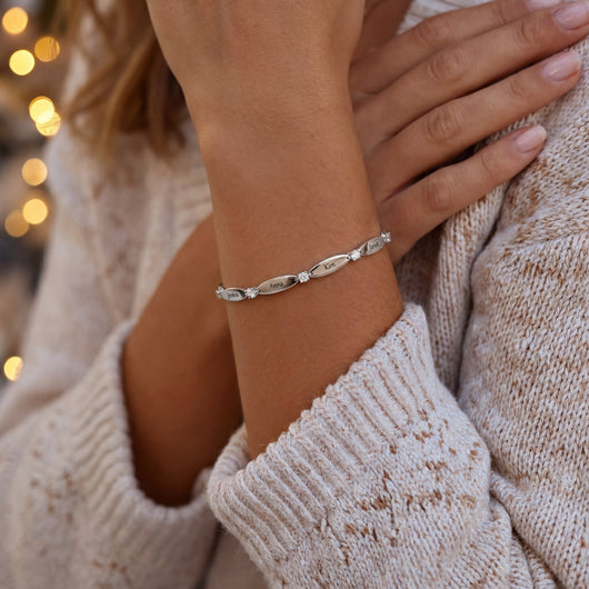 Personalisiertes Armband Liebesbande™ mit gravierten Vornamen