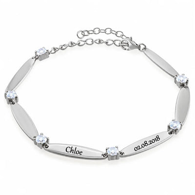 Personalisiertes Armband Liebesbande™ mit gravierten Vornamen