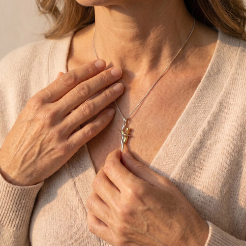 Unendliche Liebe™ – Kette Umarmung Mutter & Kind
