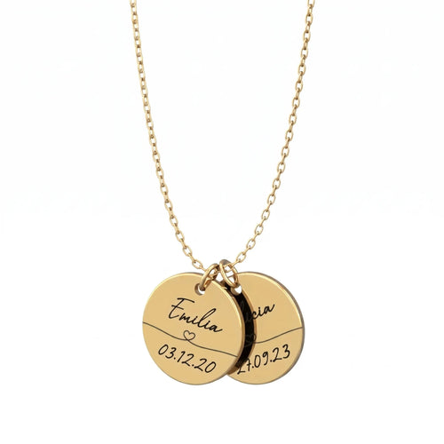 Ewiges Band™ – Erinnerungskette mit Name und Datum
