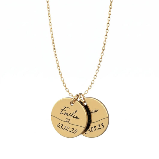 Ewiges Band™ – Erinnerungskette mit Name und Datum