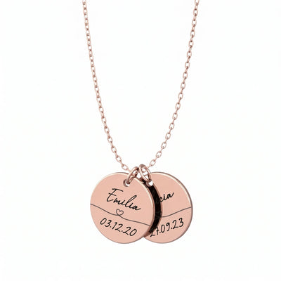 Ewiges Band™ – Erinnerungskette mit Name und Datum
