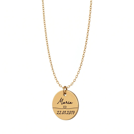 Ewiges Band™ – Erinnerungskette mit Name und Datum
