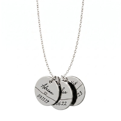 Ewiges Band™ – Erinnerungskette mit Name und Datum