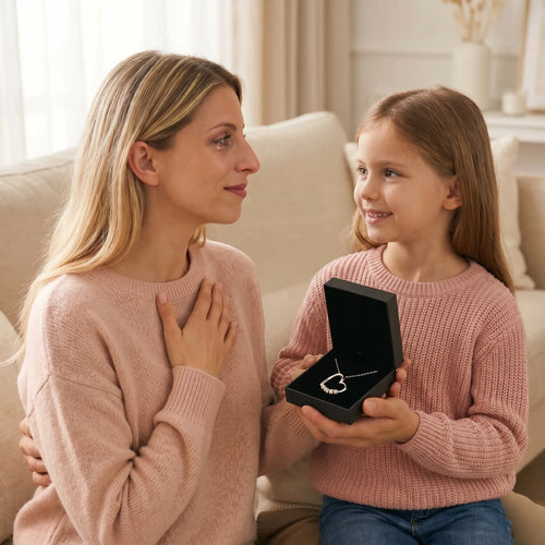 Mamaherz™ – Herzkette mit personalisierten Vornamen