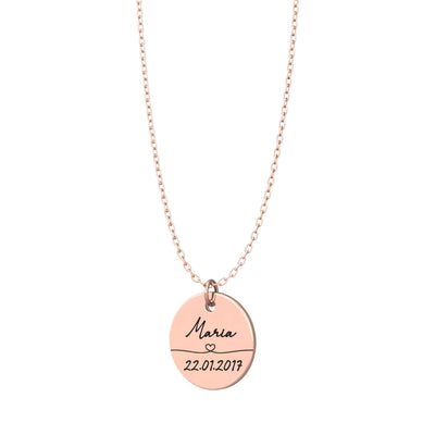Ewiges Band™ – Erinnerungskette mit Name und Datum